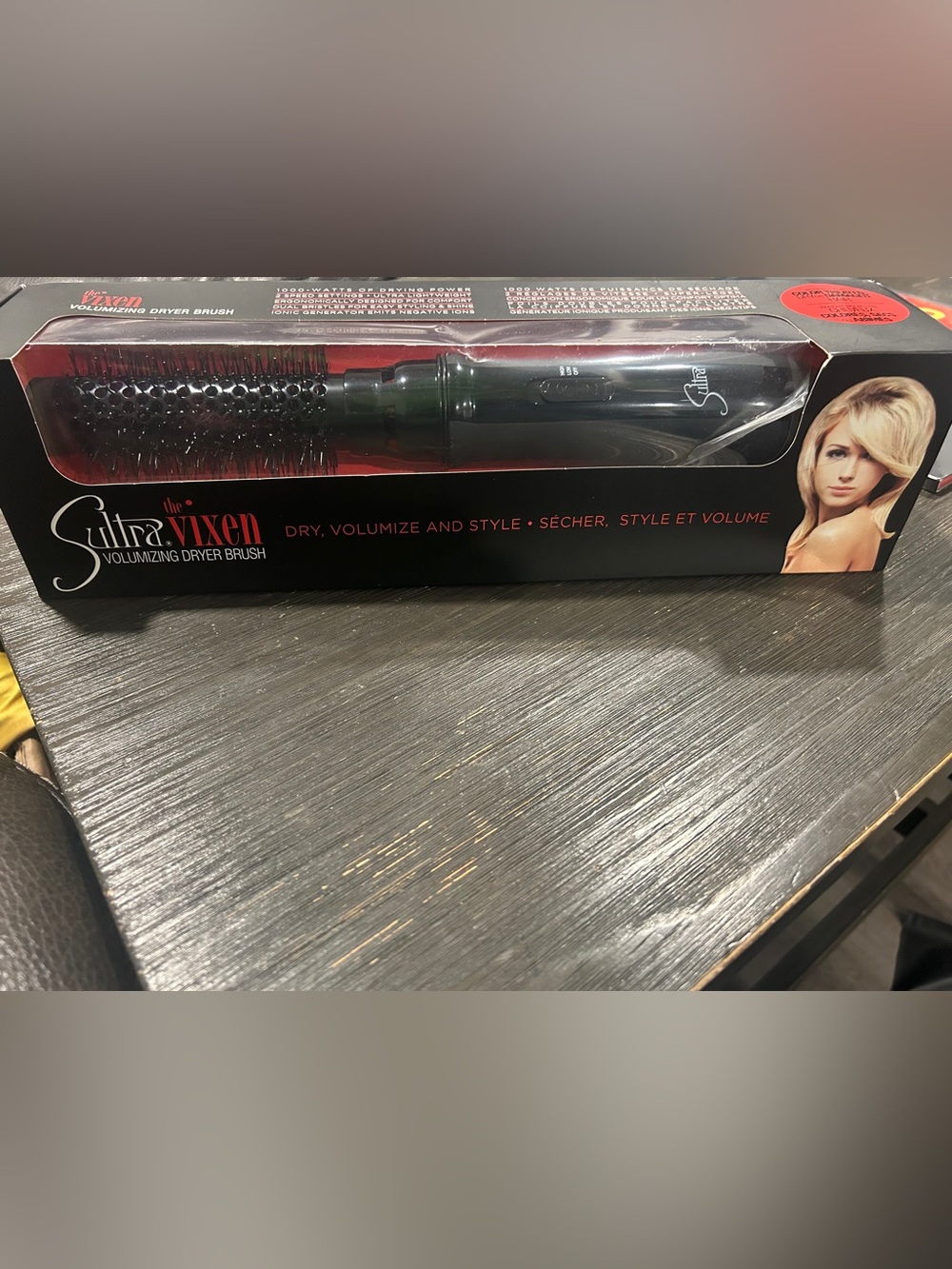 The Sultra Vixen Volumizing  Dryer Brush - Black
